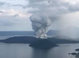 Volcan Taal en Filipinas